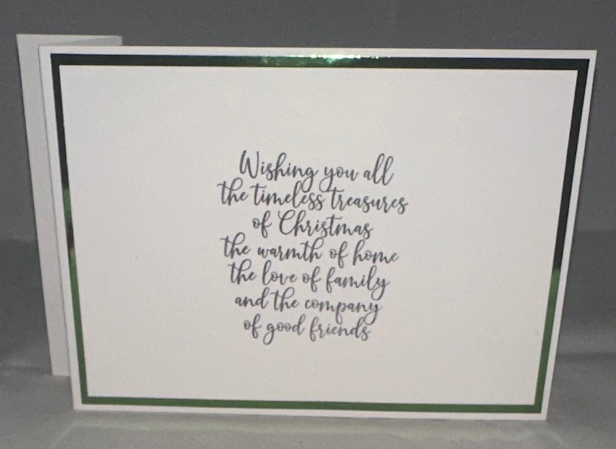 Z-Fold Wiper Christmas Cards 5x7β