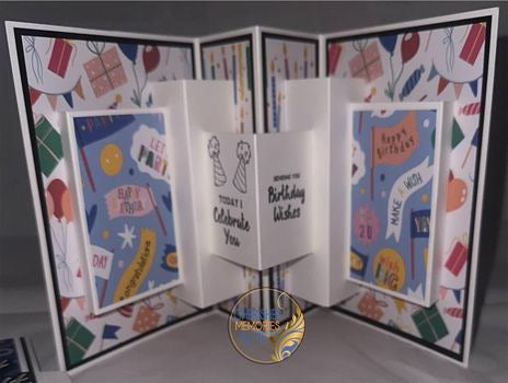 Multi-Panel Pop Up Birthday Cards 5”x7”