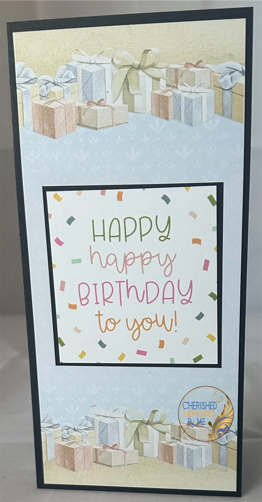 DL Side Folding Birthday Cards 4x8 1/4β