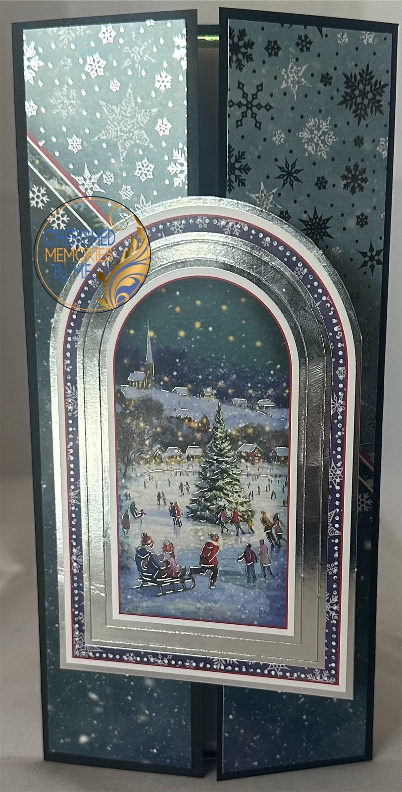 DL Gatefold Christmas Cards 4x8 1/4”