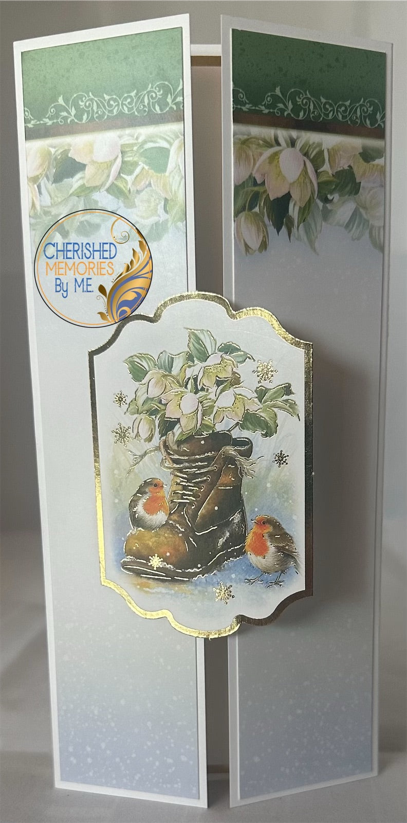 DL Gatefold Christmas Cards 4x8 1/4”