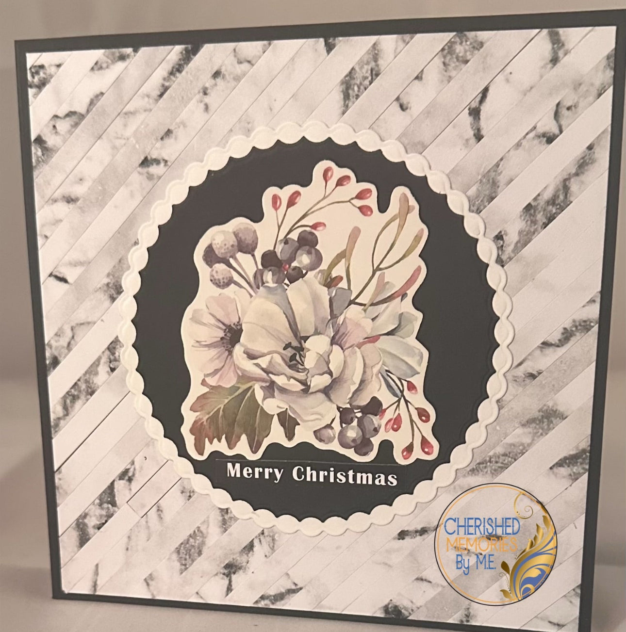 Marble Christmas Cards 5x7” & 6x6”