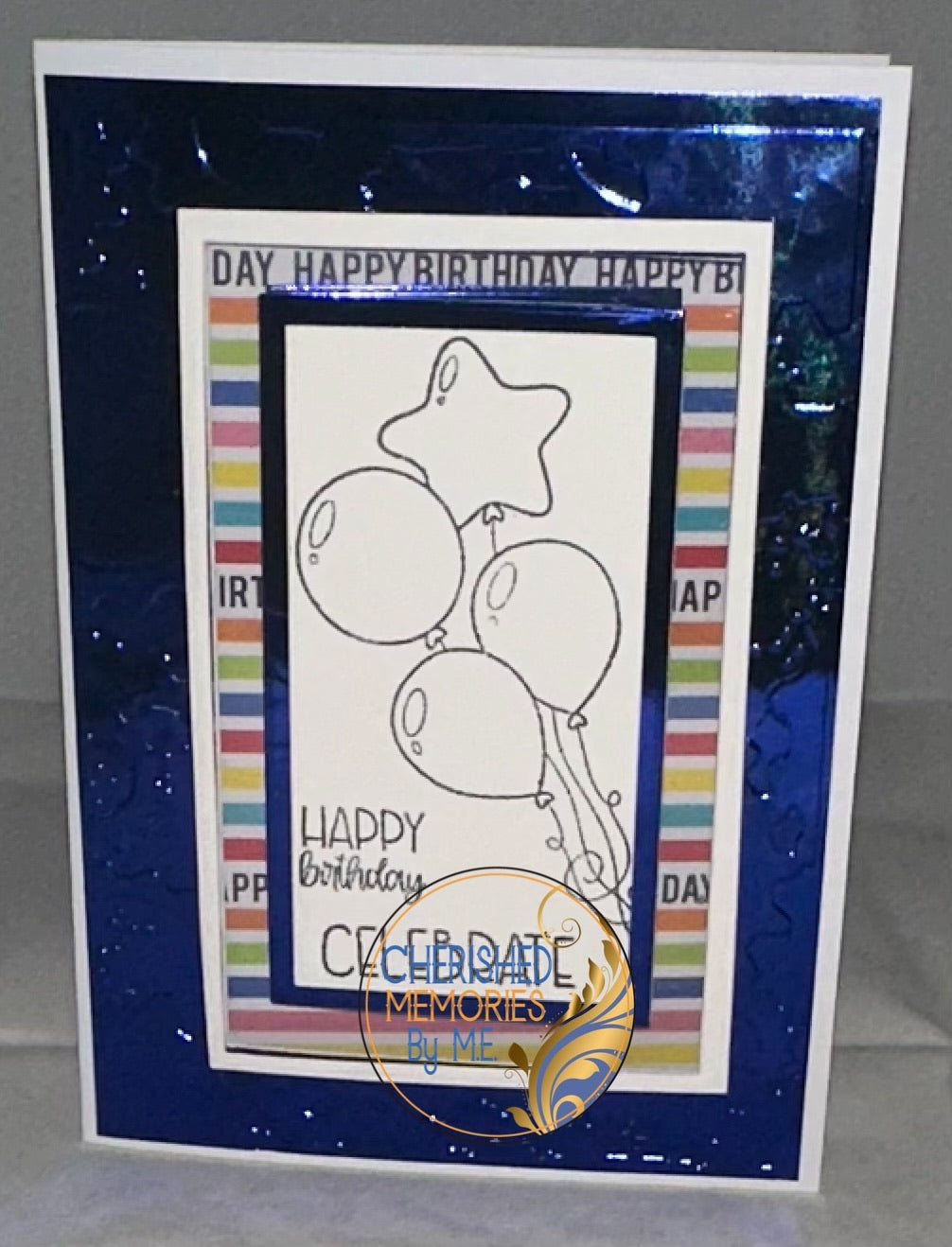 Tri-Fold Window Birthday Cards 5”x7”