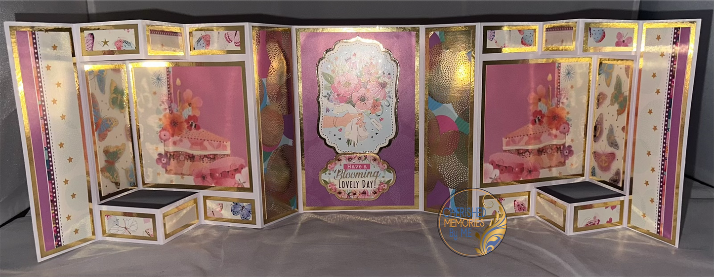 Double Display Mini Showstopper Birthday Cards 6”x8”