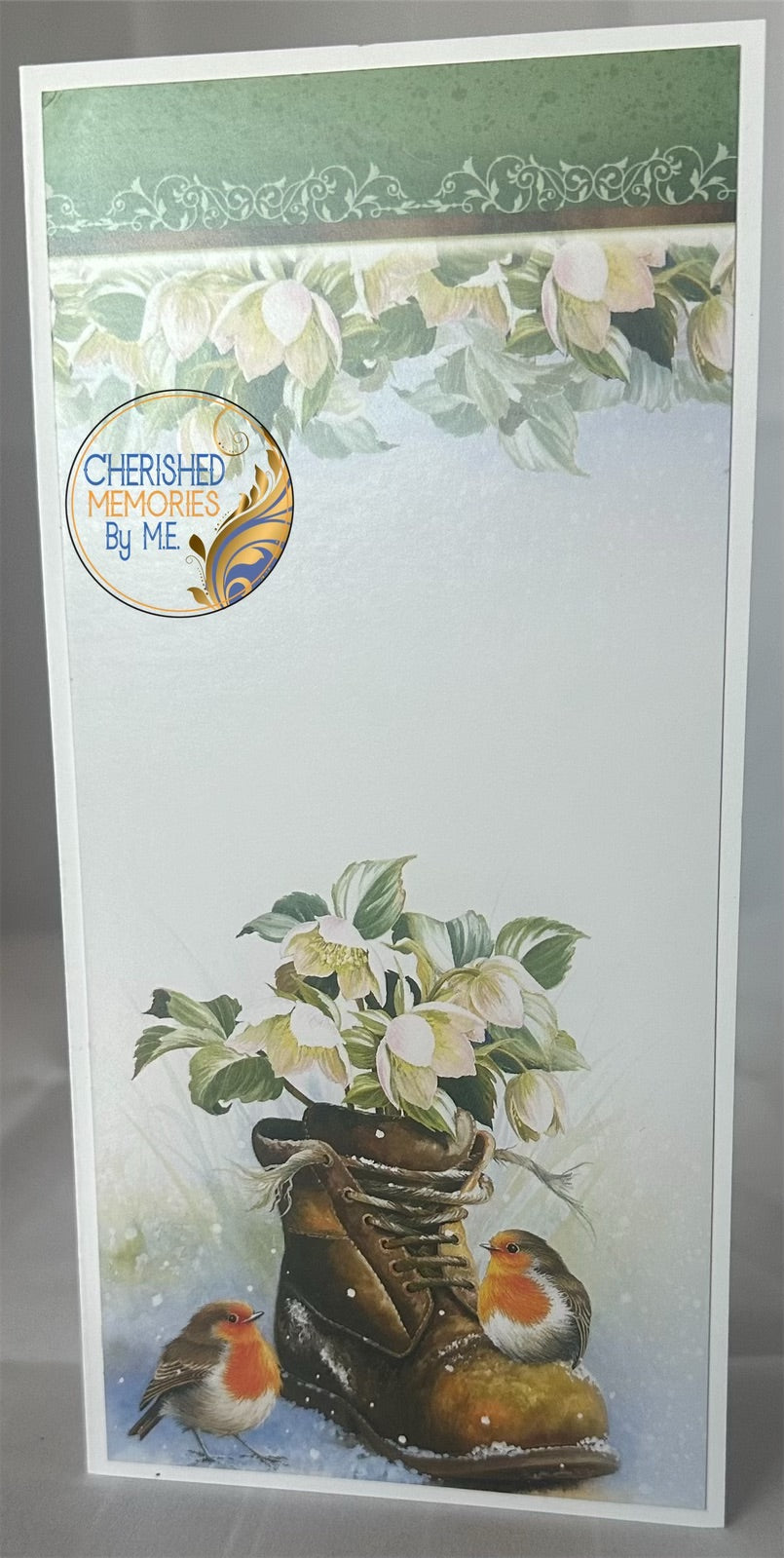 DL Side Folding Christmas Cards 4x8 1/4”