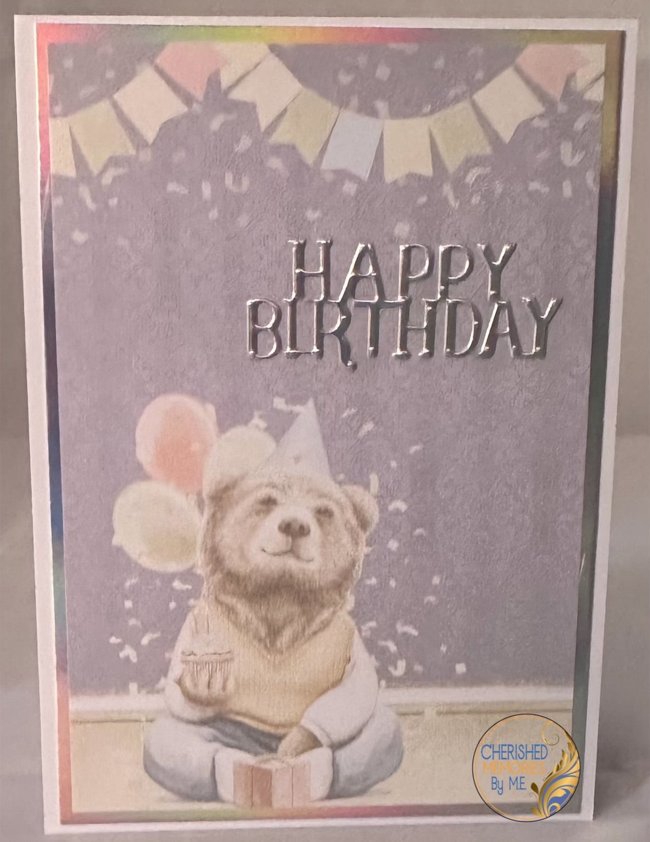 Birthday top fold Cards 5”x7”