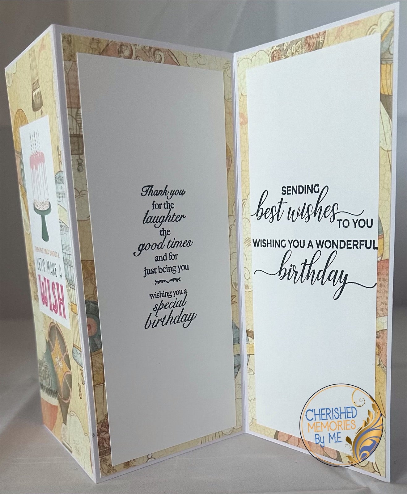DL Z-Fold Birthday Cards 4x8 1/4β