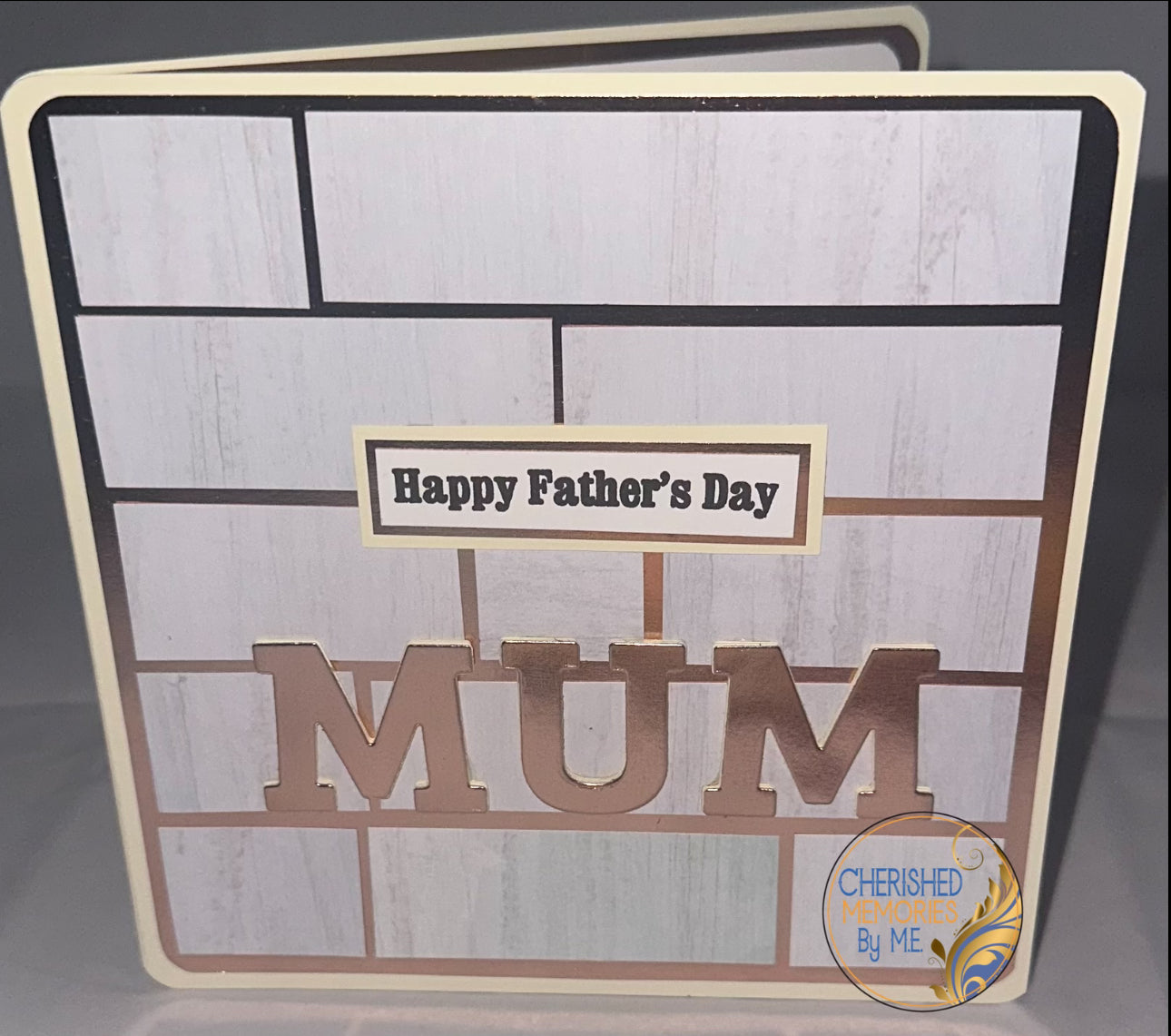 Father’s Day Side Folding cards for Mum 6x6”