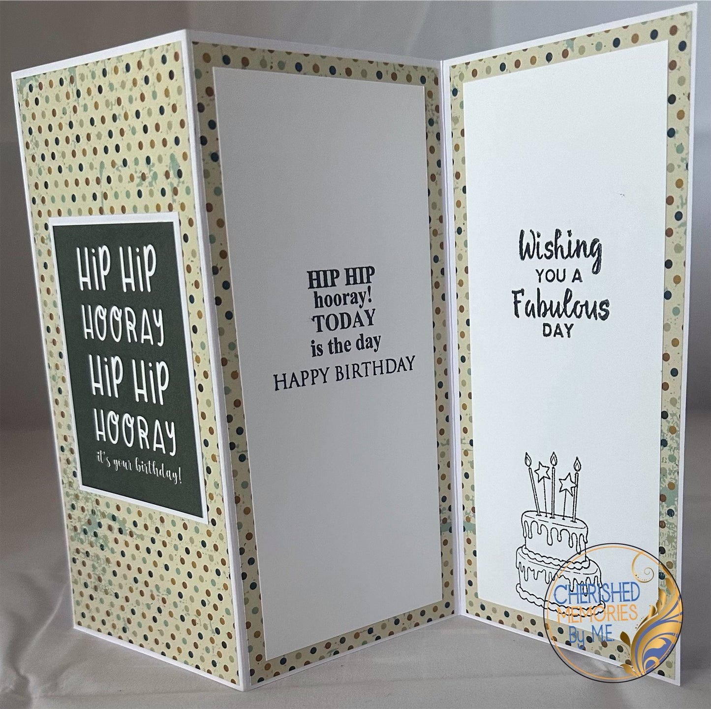 DL Z-Fold Birthday Cards 4x8 1/4β