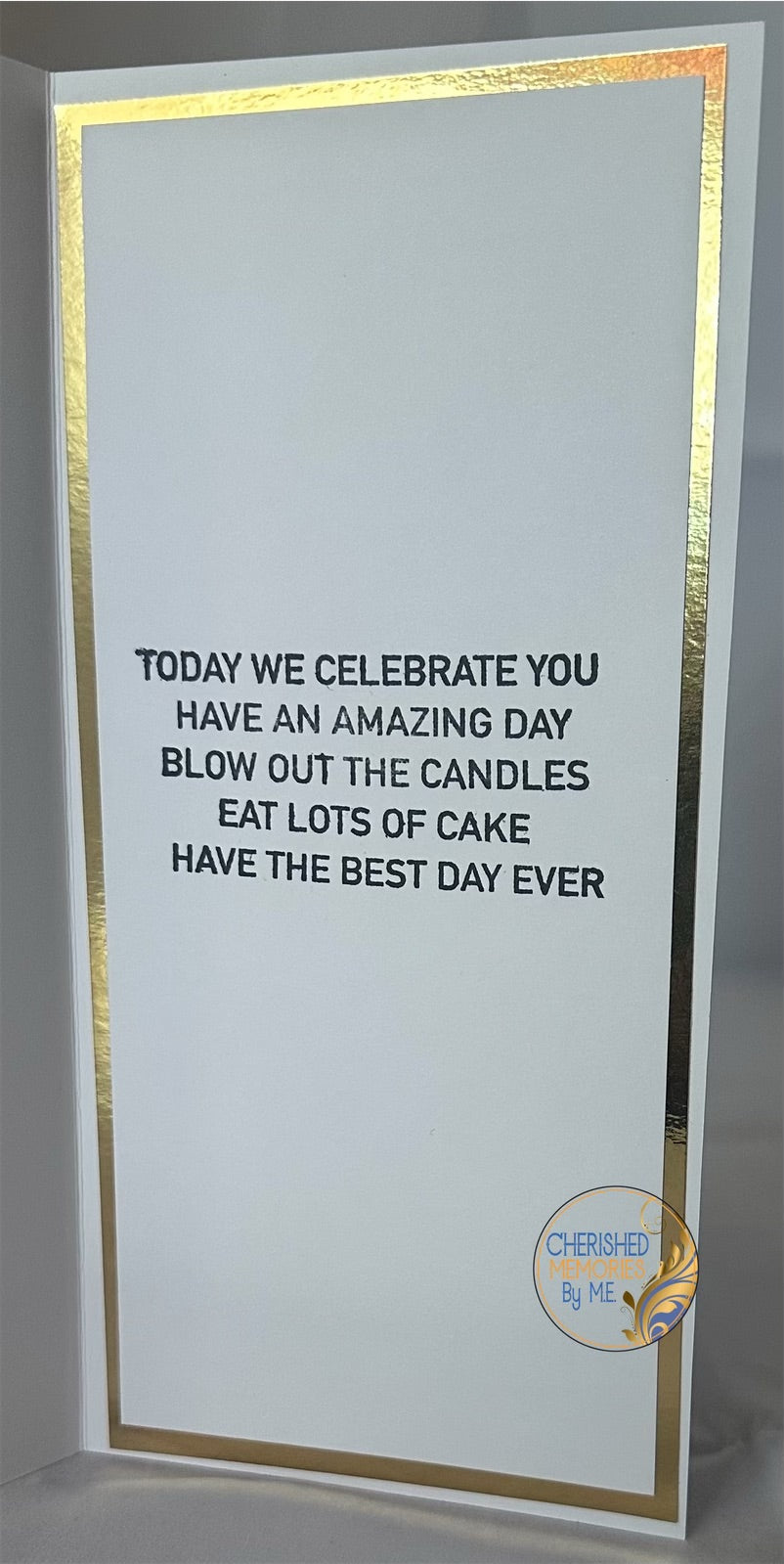 DL Side Folding Birthday Cards 4x8 1/4β
