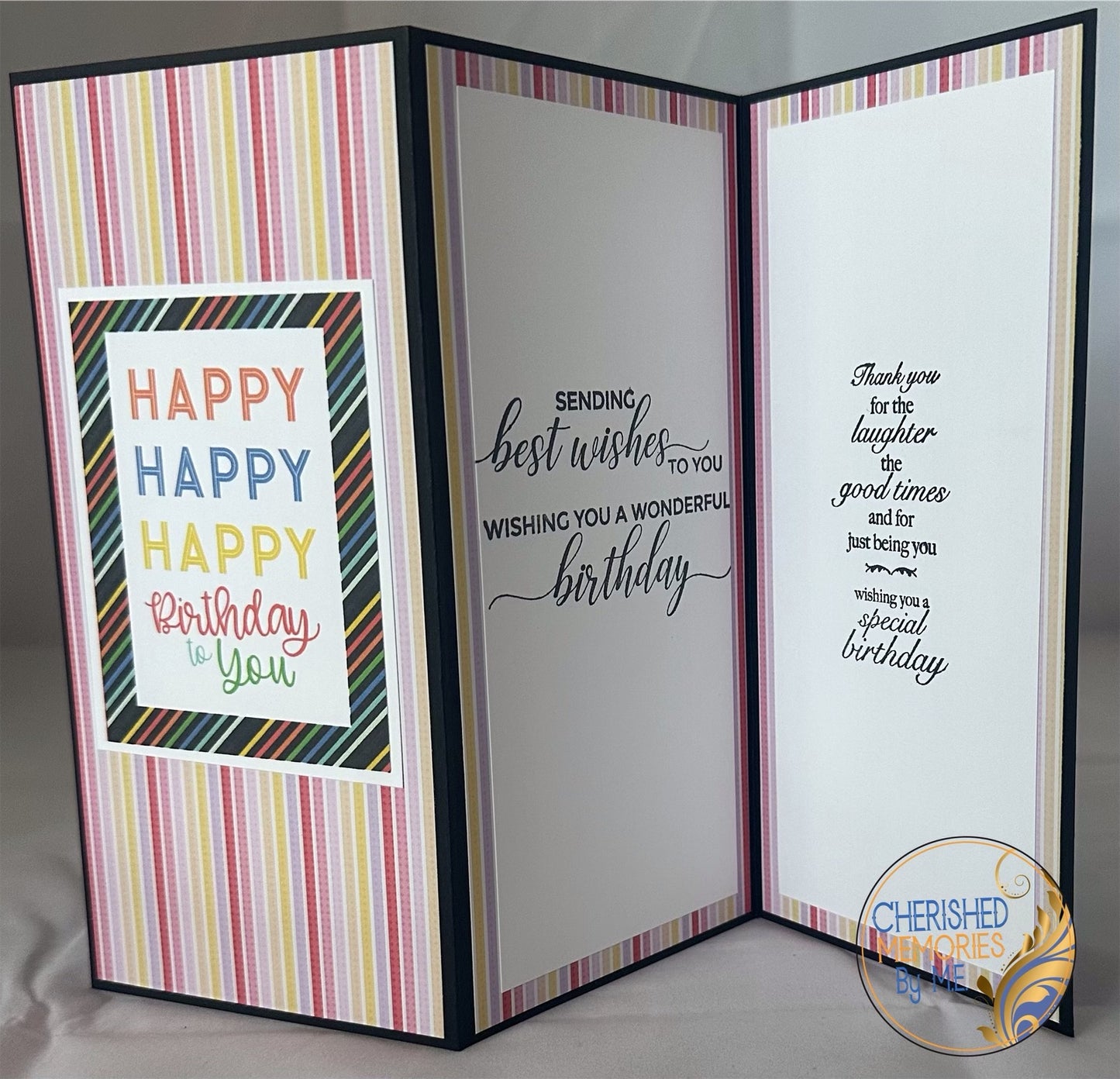 DL Z-Fold Birthday Cards 4x8 1/4β