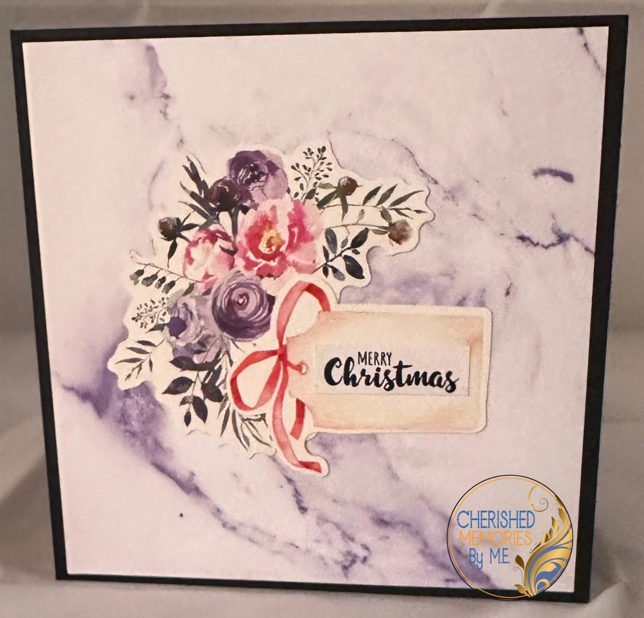 Marble Christmas Cards 5x7” & 6x6”