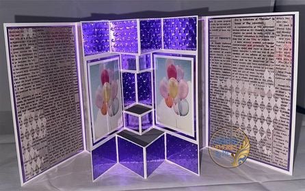 Winged Pop-Out Display Birthday Cards 5”x7”