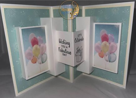Multi-Panel Pop Up Birthday Cards 5”x7”