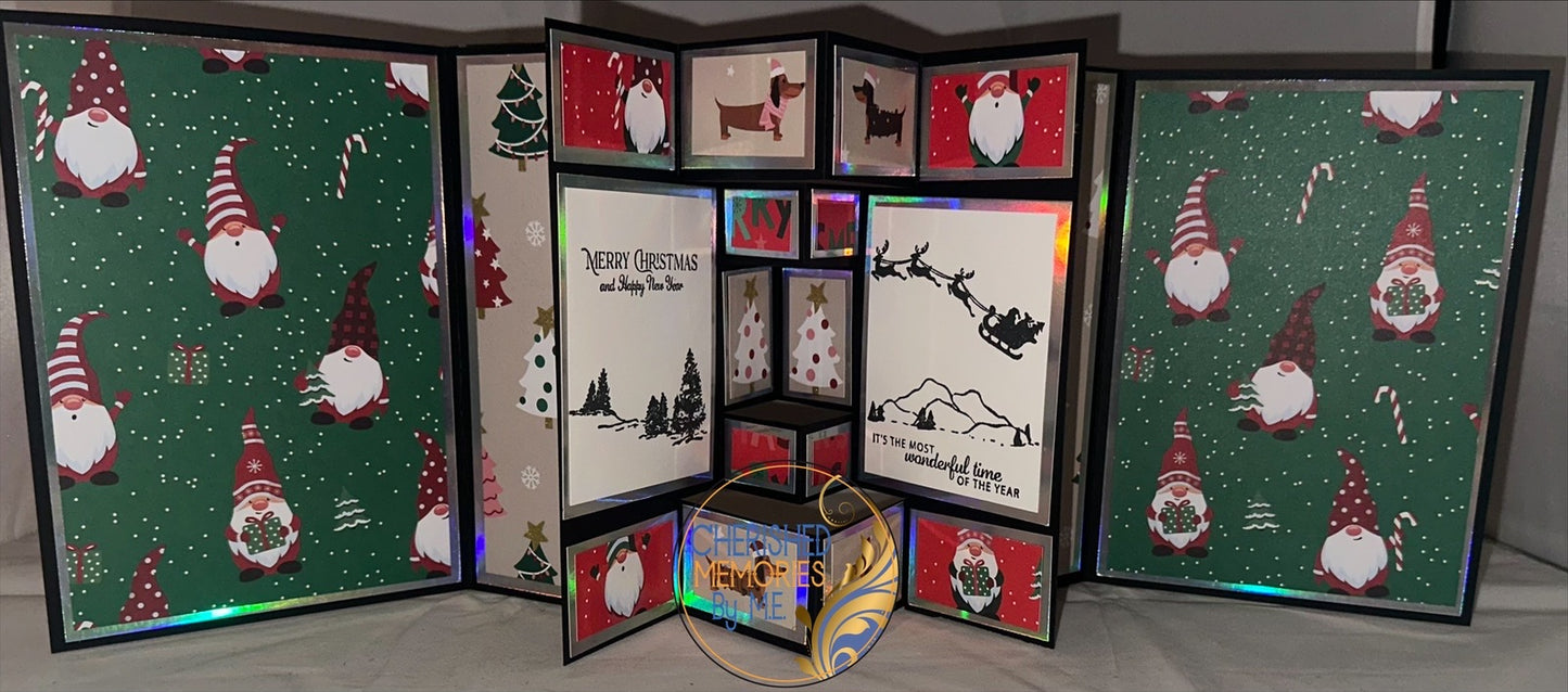 Extended Winged Pop-Out Display Christmas Cards 5βx7β