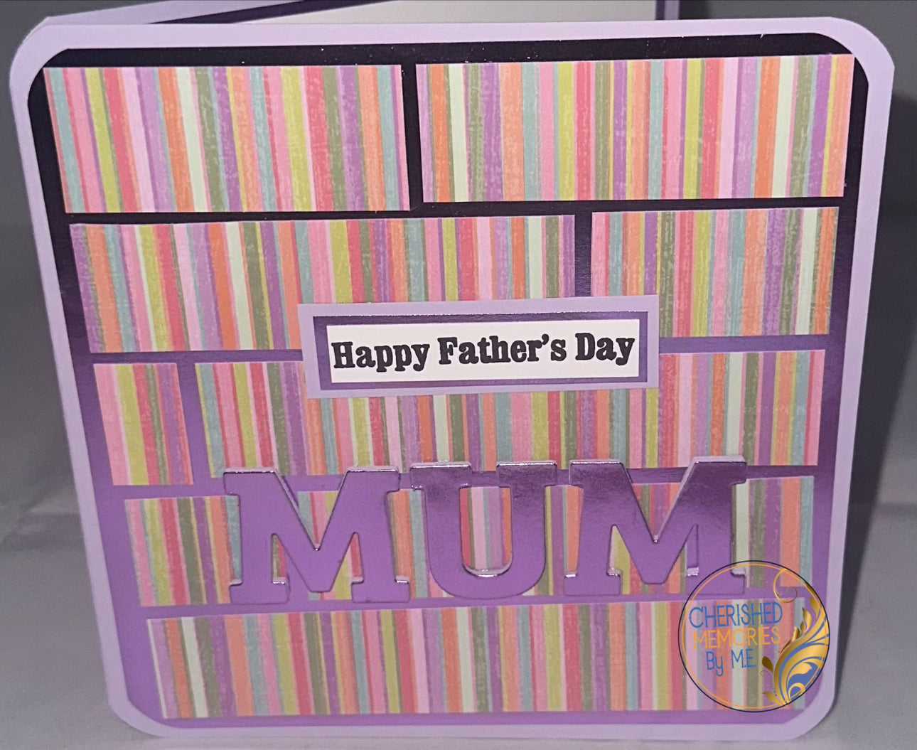 Father’s Day Side Folding cards for Mum 6x6”