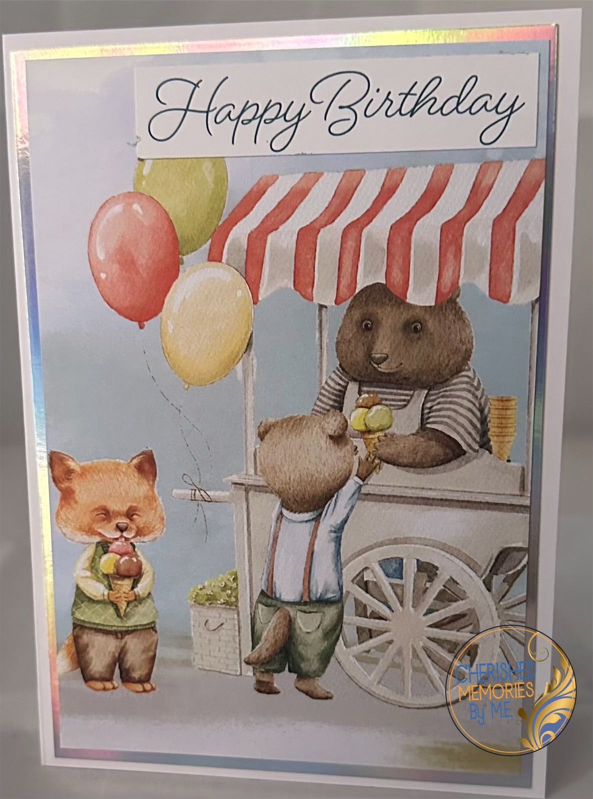 Side Folding Birthday Cards 5x7ā