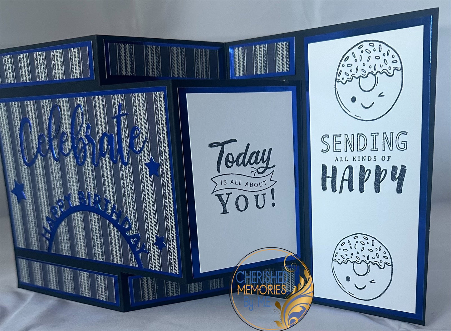 Tri-Fold Shutter Birthday Cards 6x6”