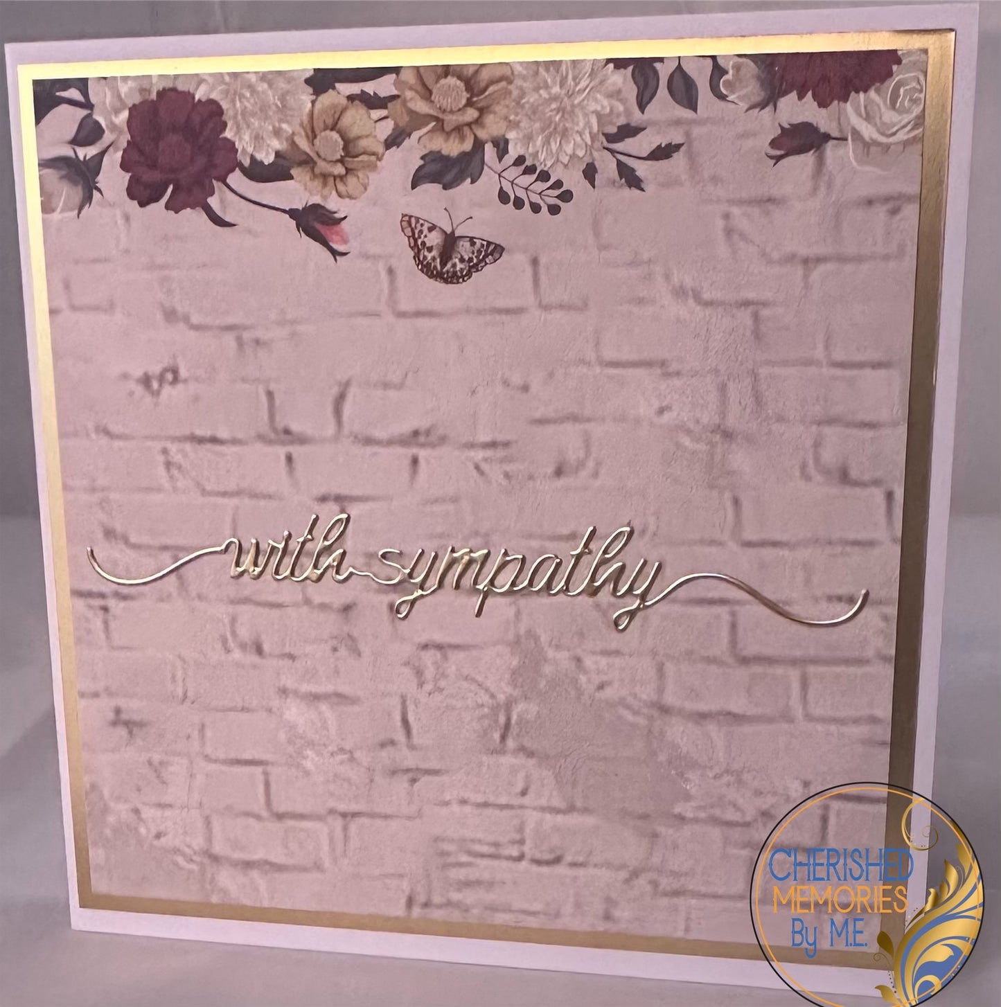 With Sympathy Cards 6x6” & 5x7”