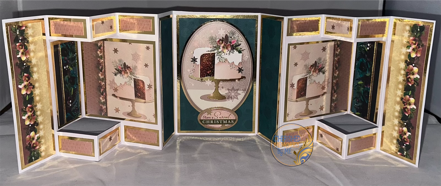 Double Display Mini Showstopper Christmas Cards 6”x8”