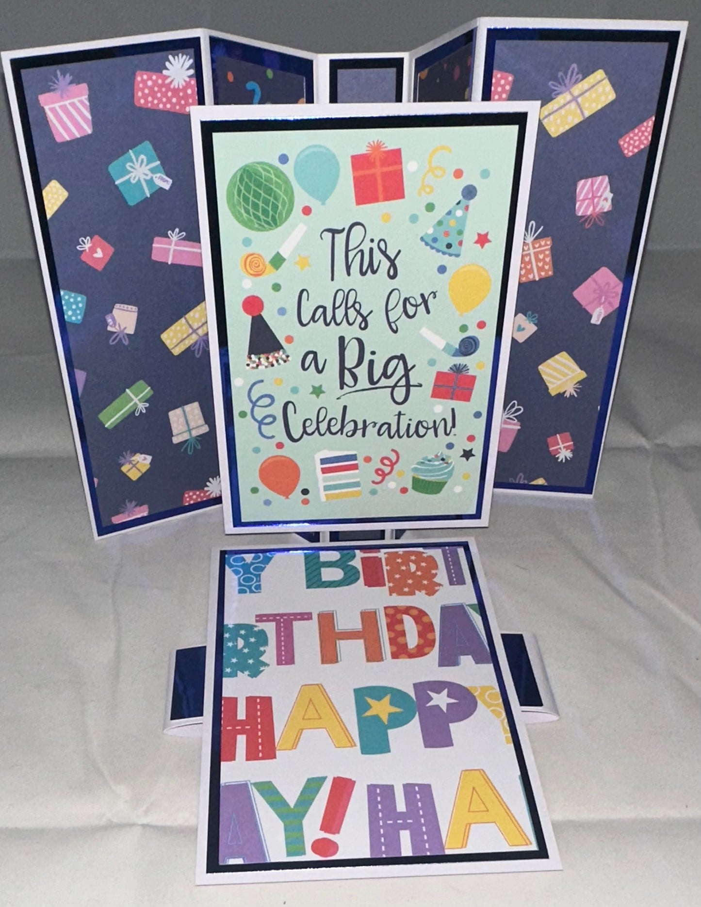 Gatefold Pop-out Birthday Cards 5”x7” & 6x6”