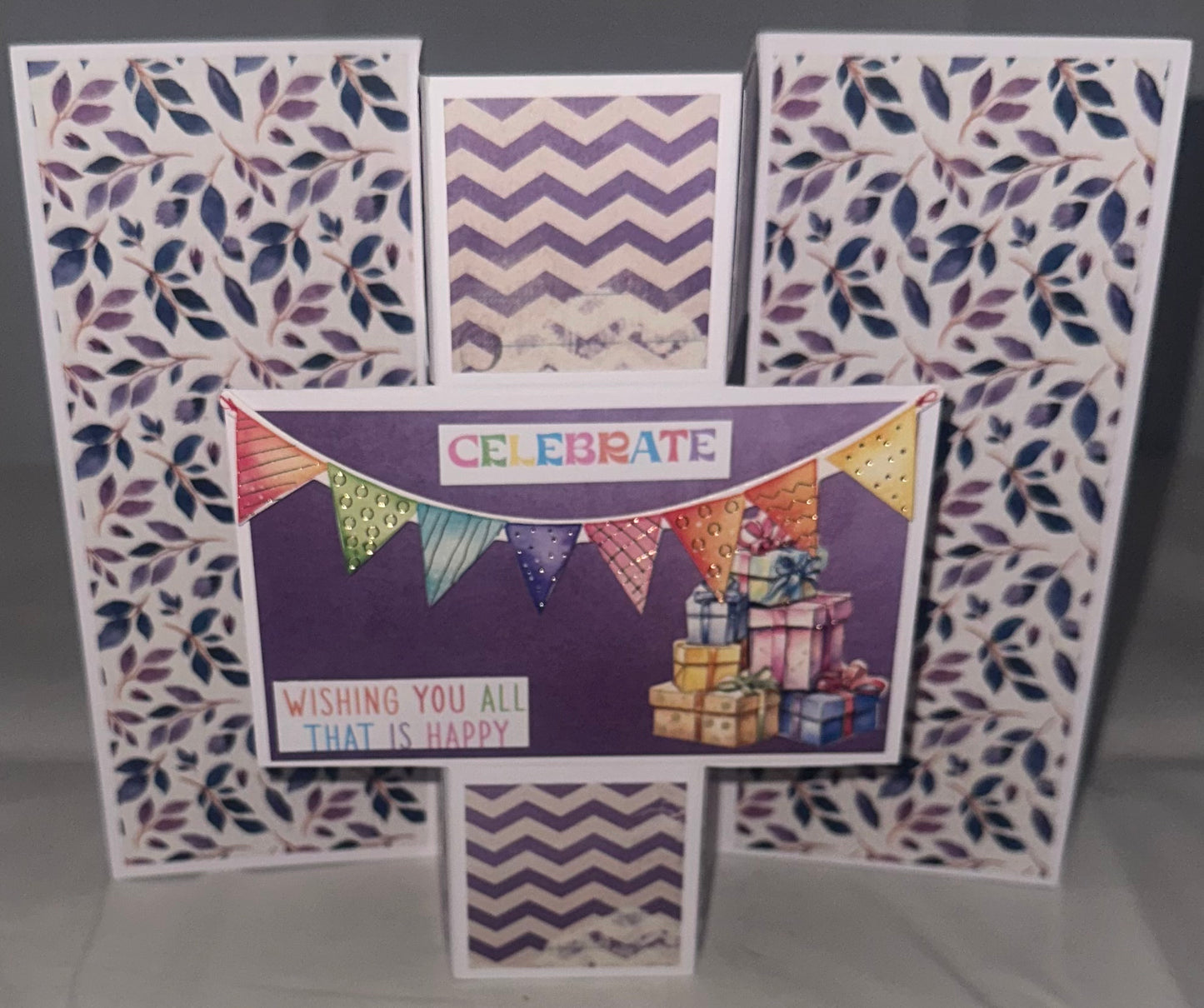 Triple Panel Fold Birthday Cards 5βx7β