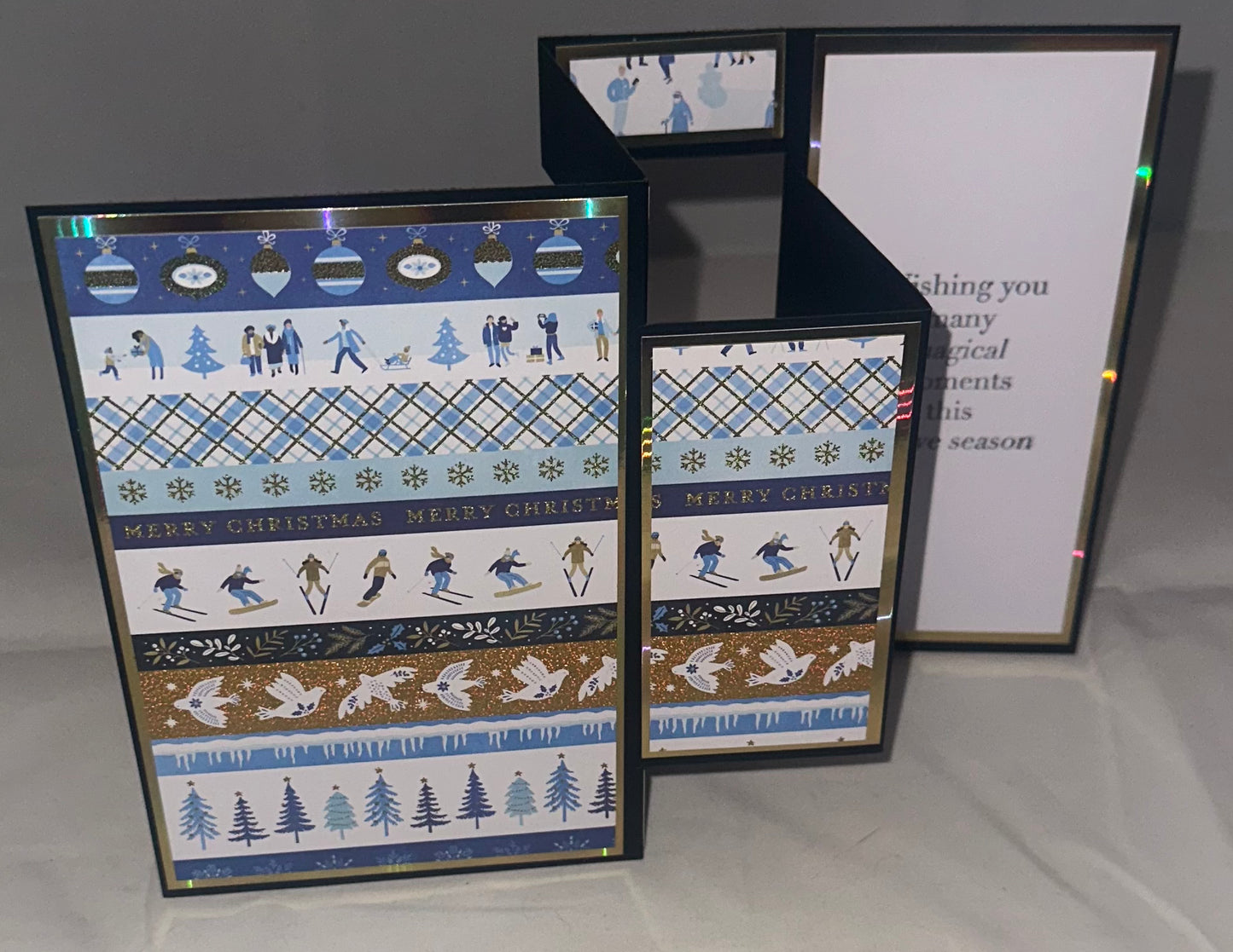 Tri-Fold Shutter Christmas Cards 6x6ā & 5x7ā