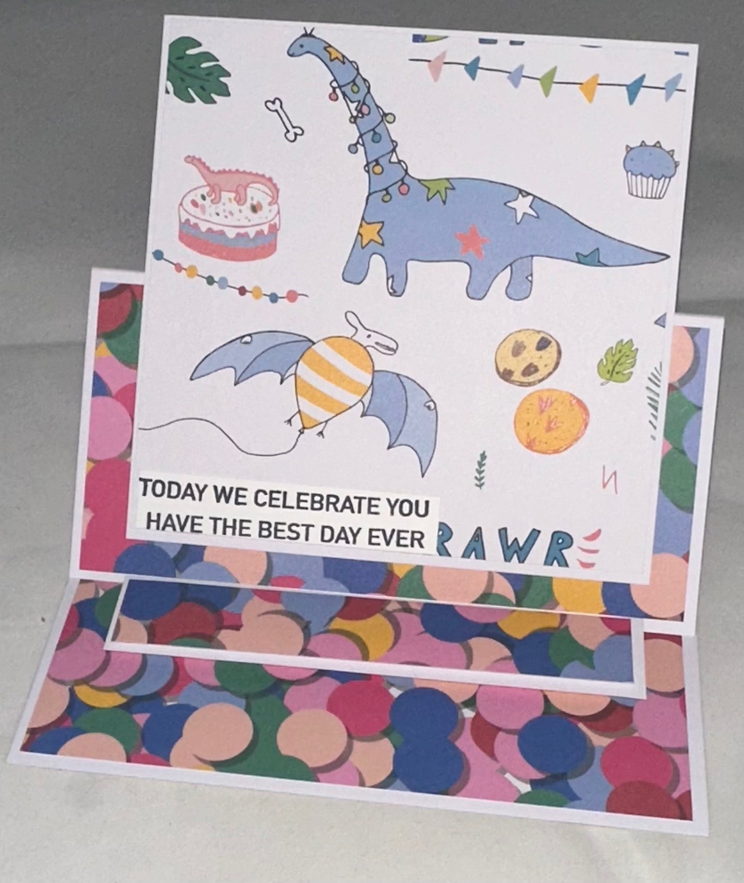 Easel Birthday Cards 6”x6”