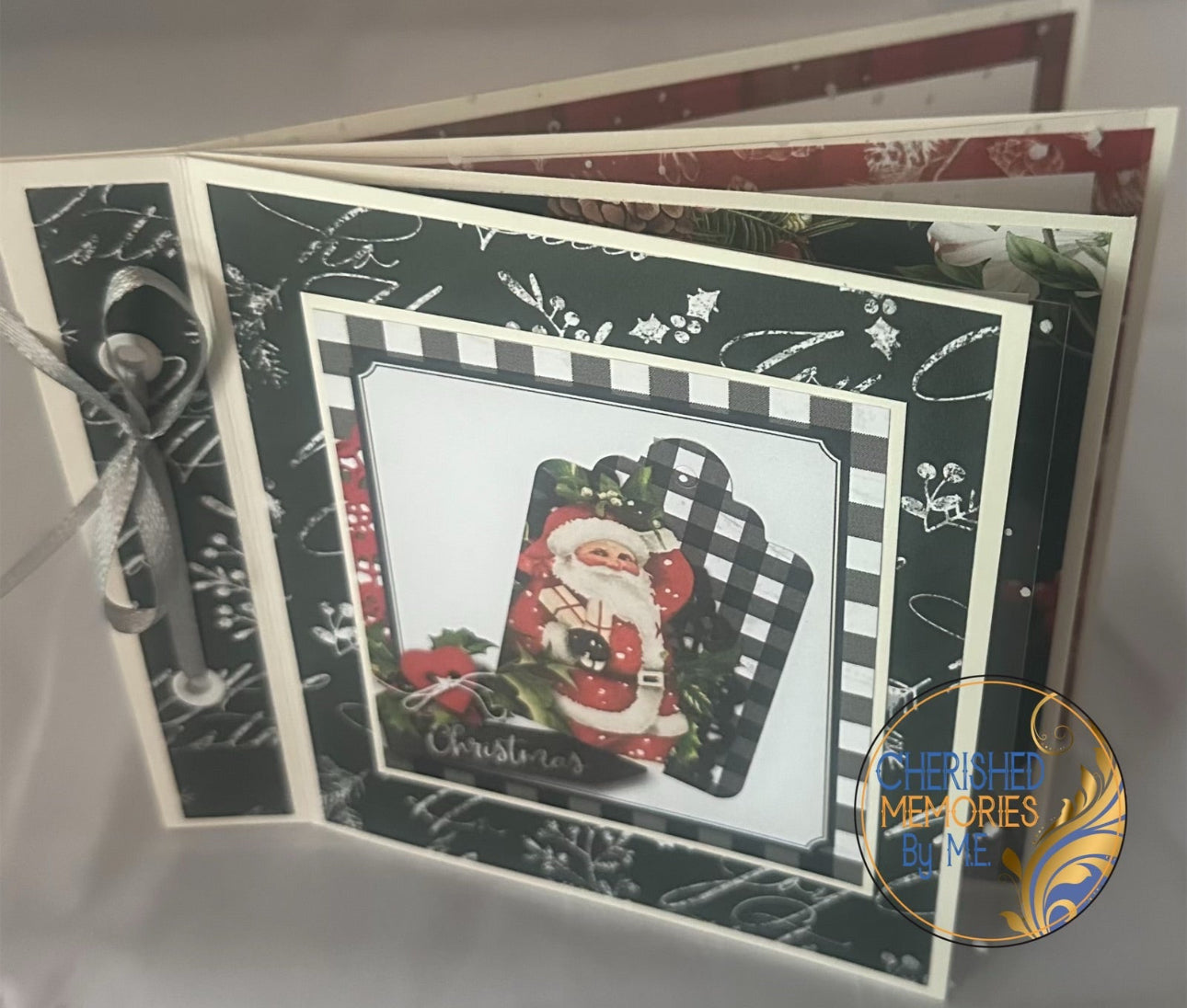 Book Bind Christmas Card 5x7β