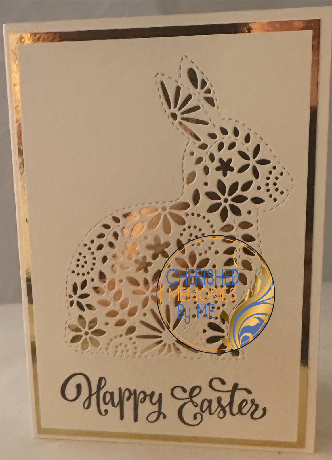 Easter Egg and Easter Rabbit 5x7” Cards