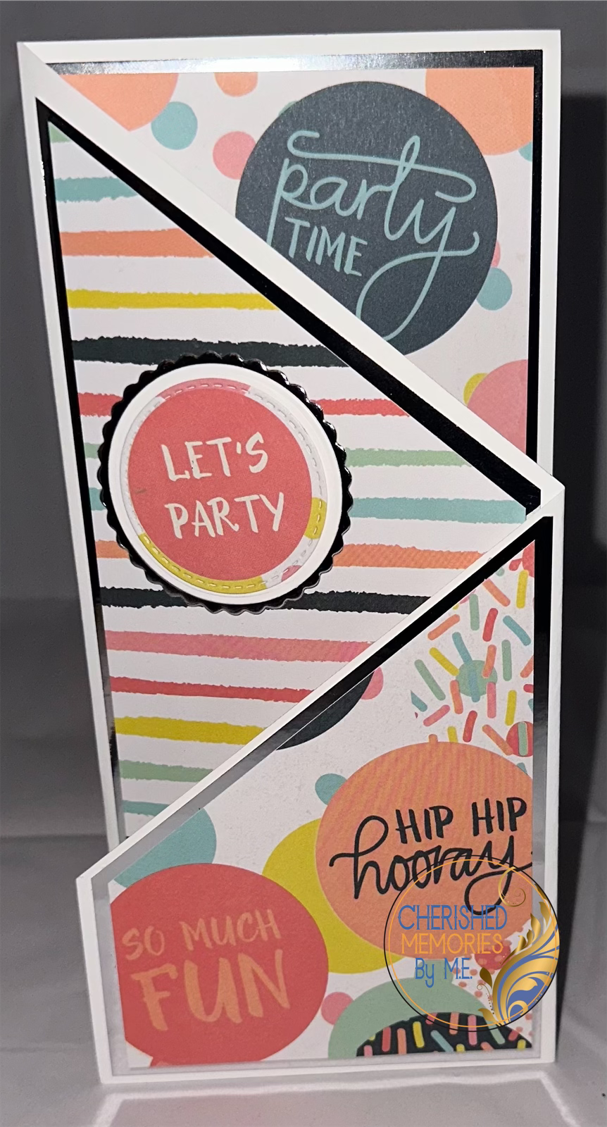 DL Z-Fold Birthday Cards 4x8 1/4”