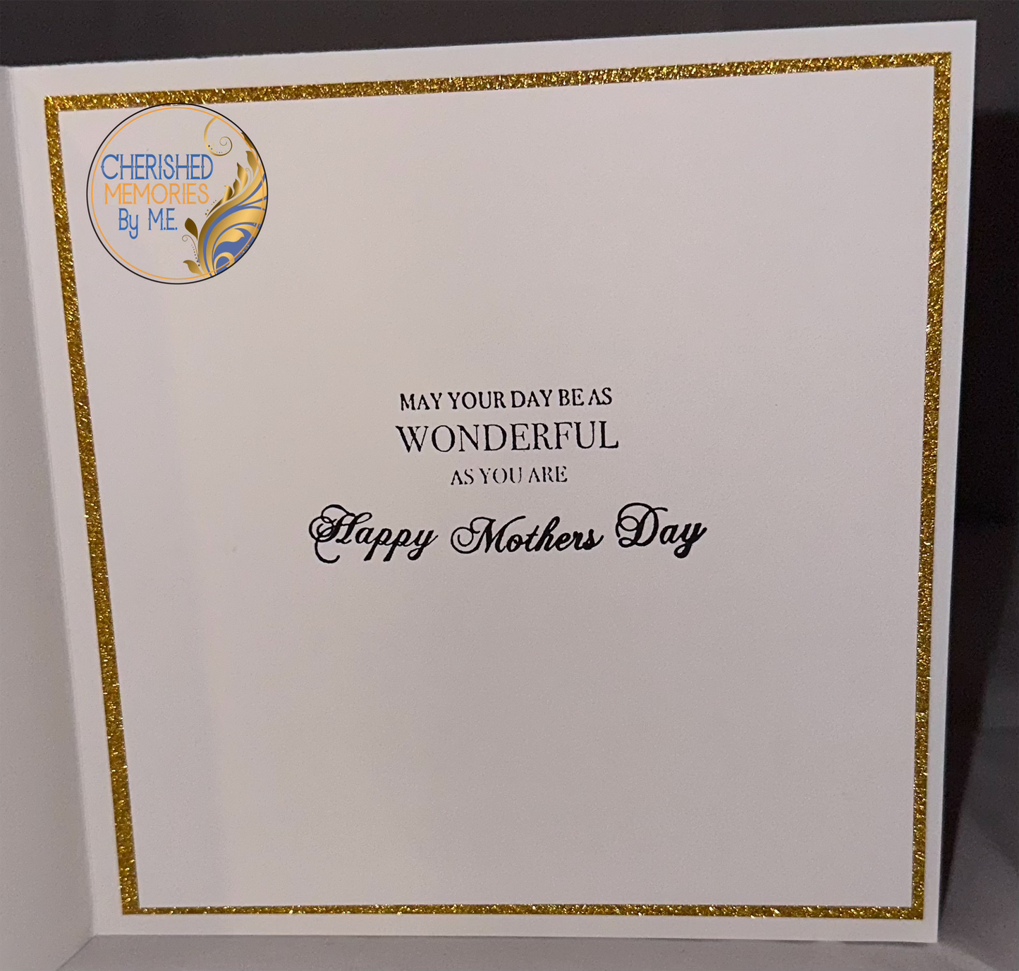 Mother’s Day Side Folding Card 6x6”