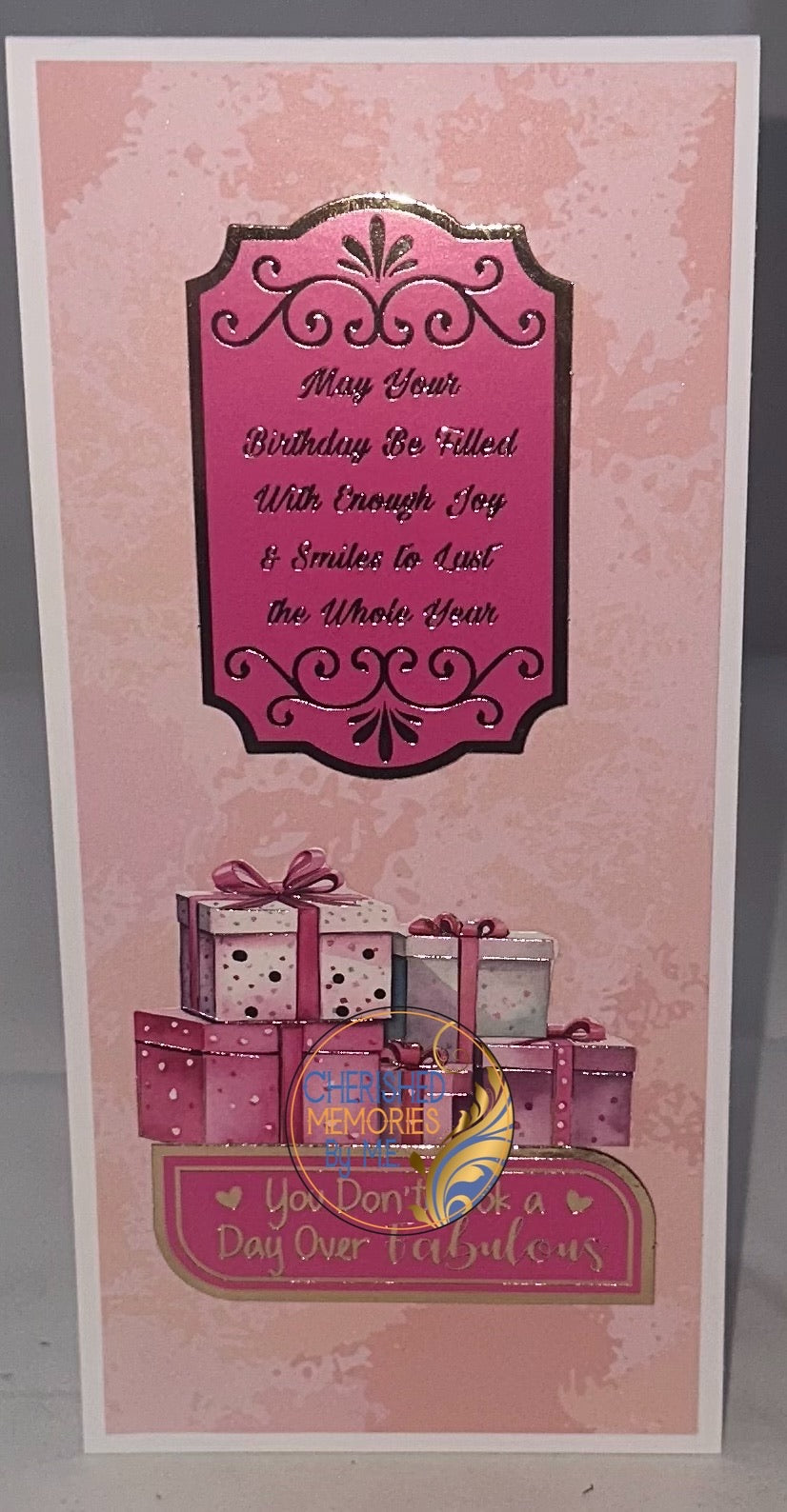 DL Top Folding Birthday Cards