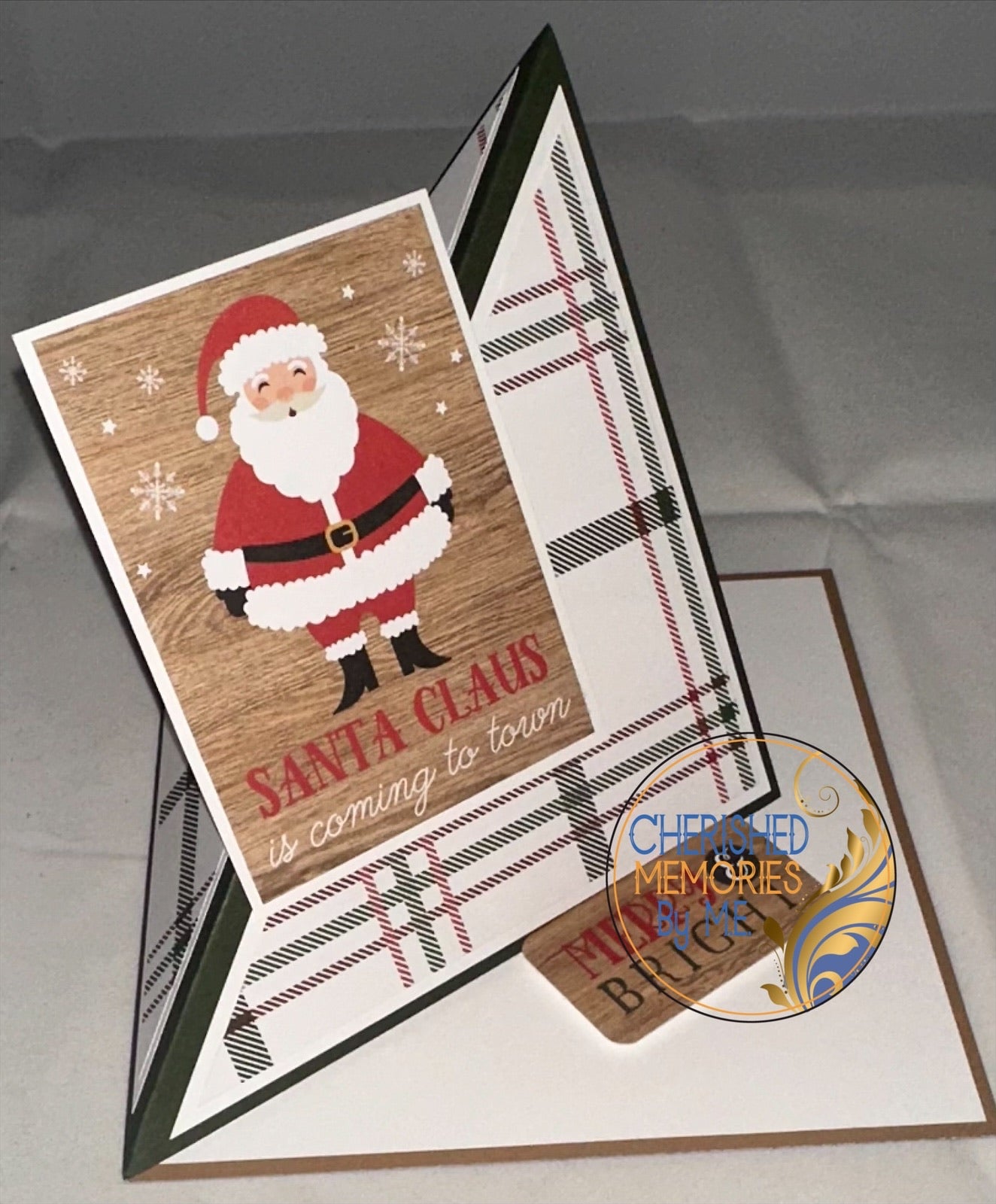 Twisted Easel Christmas Cards 6x6”