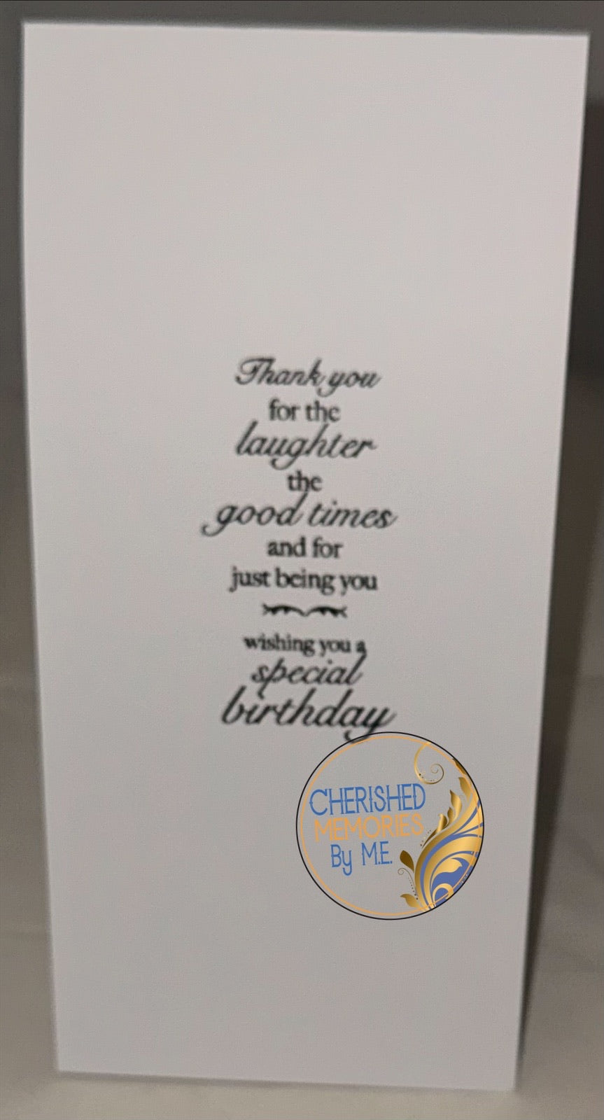 DL Top Folding Birthday Cards