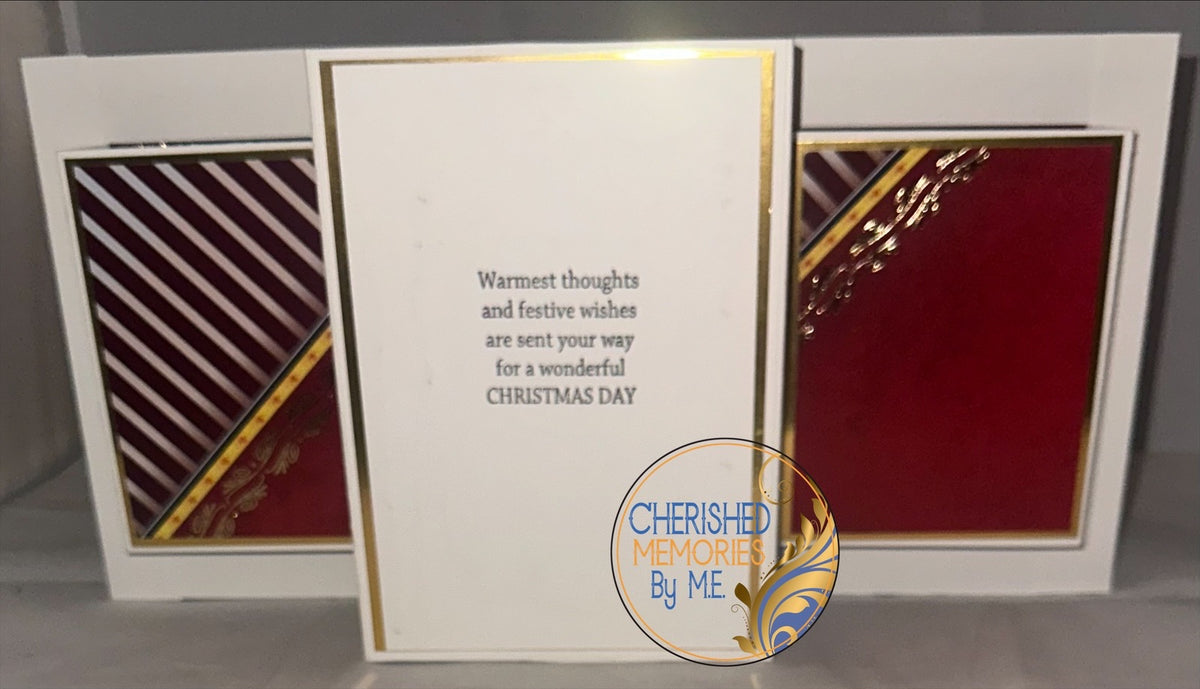 Double Side-Panel Showstopper Christmas Cards 7”x10”
