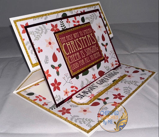 Reverse Easel Christmas Cards 5x7”