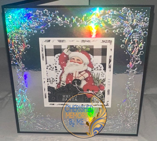 Christmas Festive Border Embossed Cards 6x6”