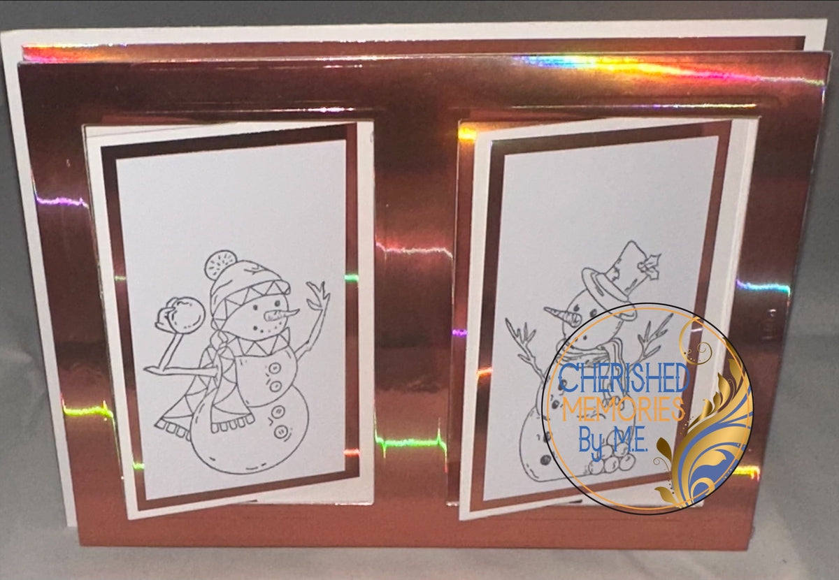 Flip Christmas Cards 5”x7”