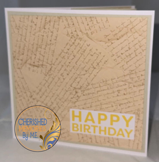 Birthday Pop-Up Book-Fold Cards for him 6x6”