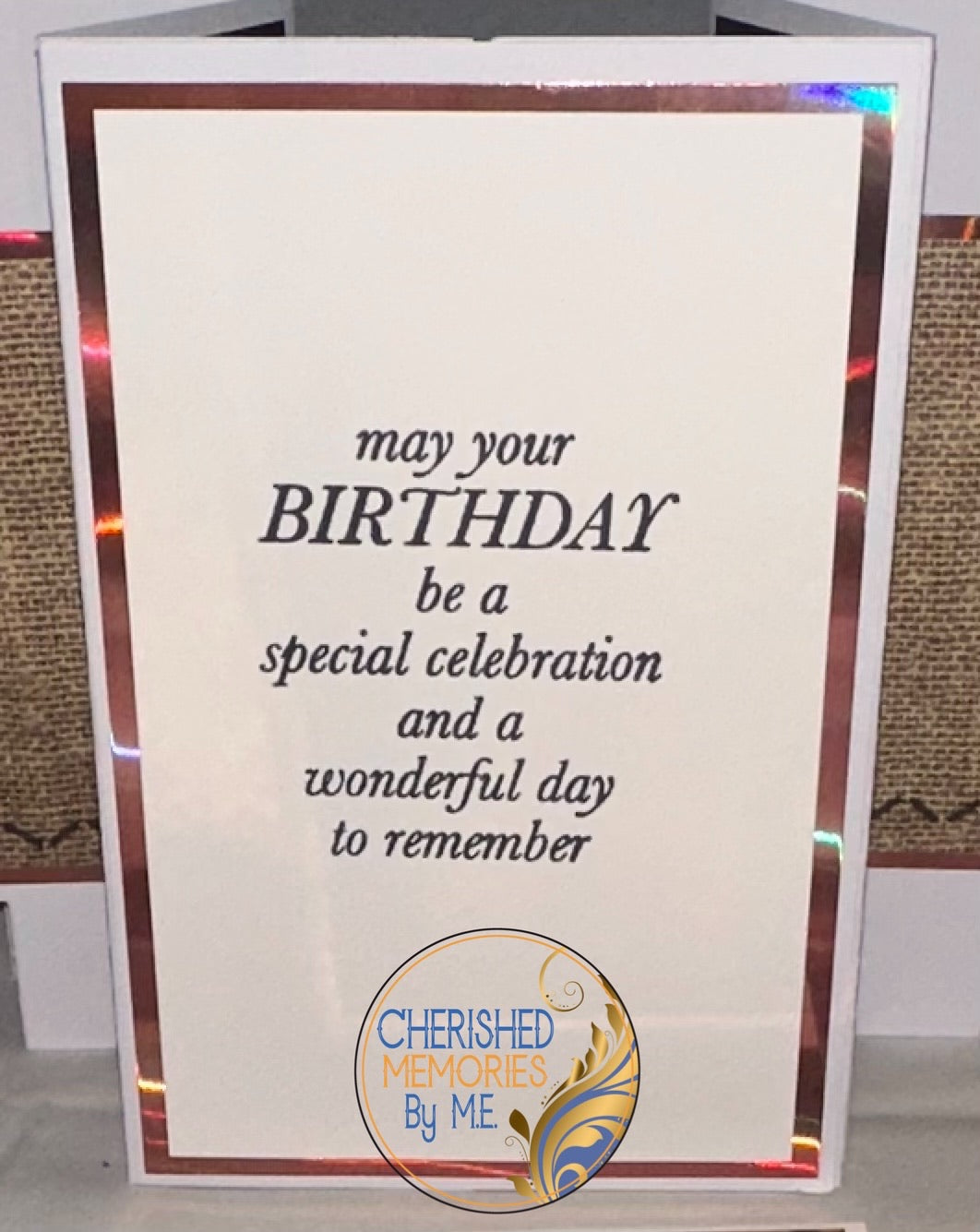 Double Display Mini Showstopper Birthday Cards 6”x8”