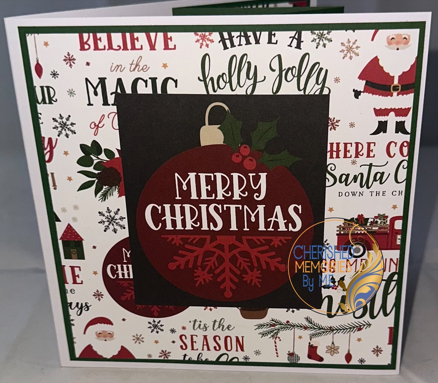 Christmas Pop-Up Book-fold Cards 6x6”