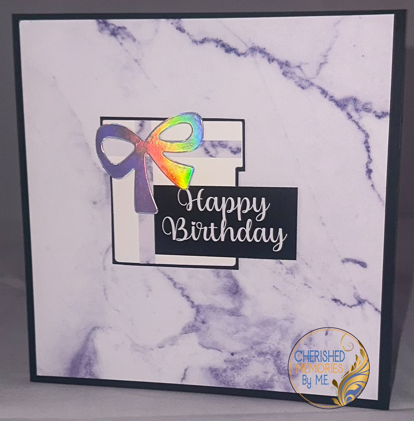 Marble Birthday Cards 6”x6” & 5x7”