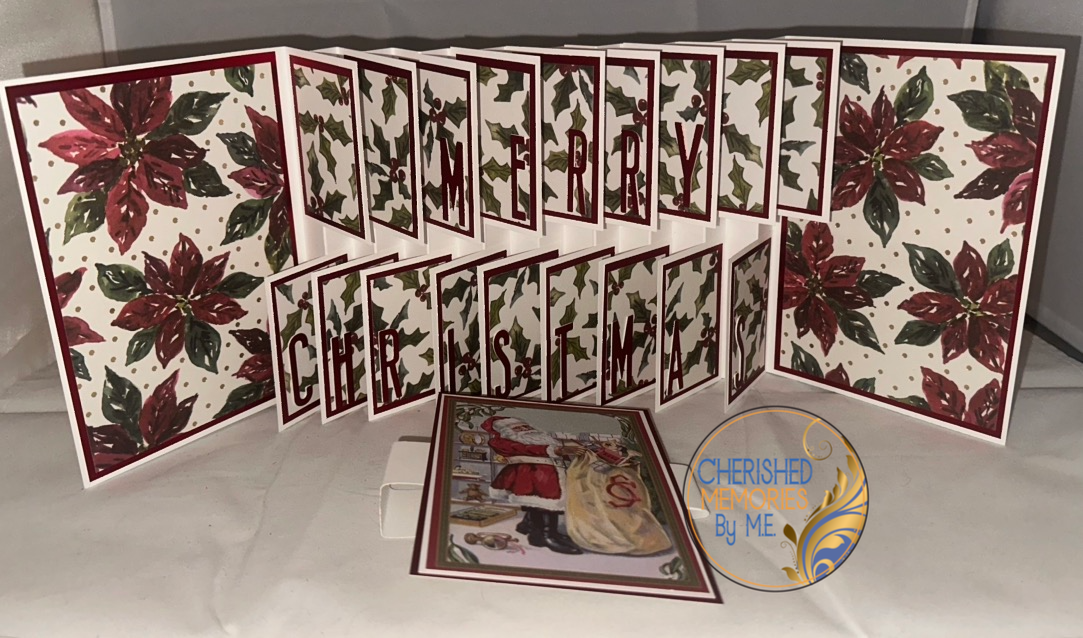 Expanding Accordion Christmas Cards 5x7”