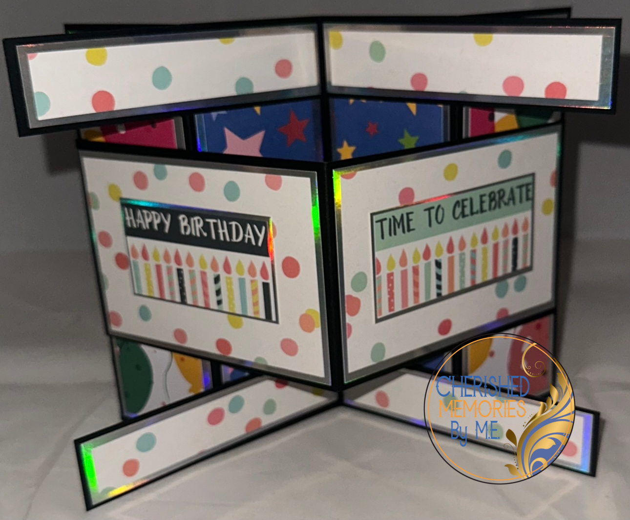 Fancy Fold Birthday Cards 5x7”