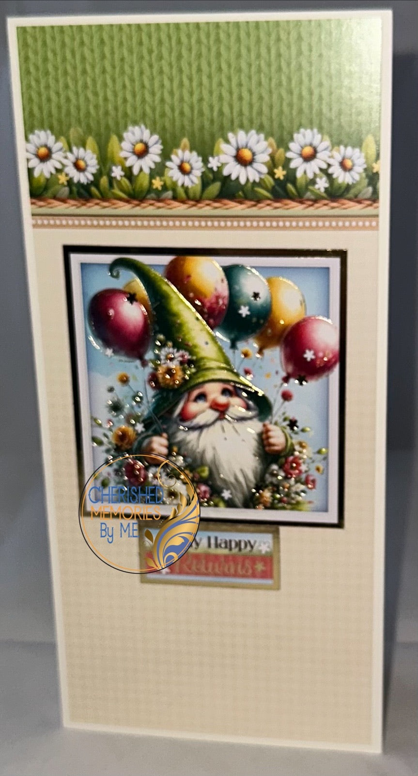 Gnome Birthday Cards DL & 5x7”