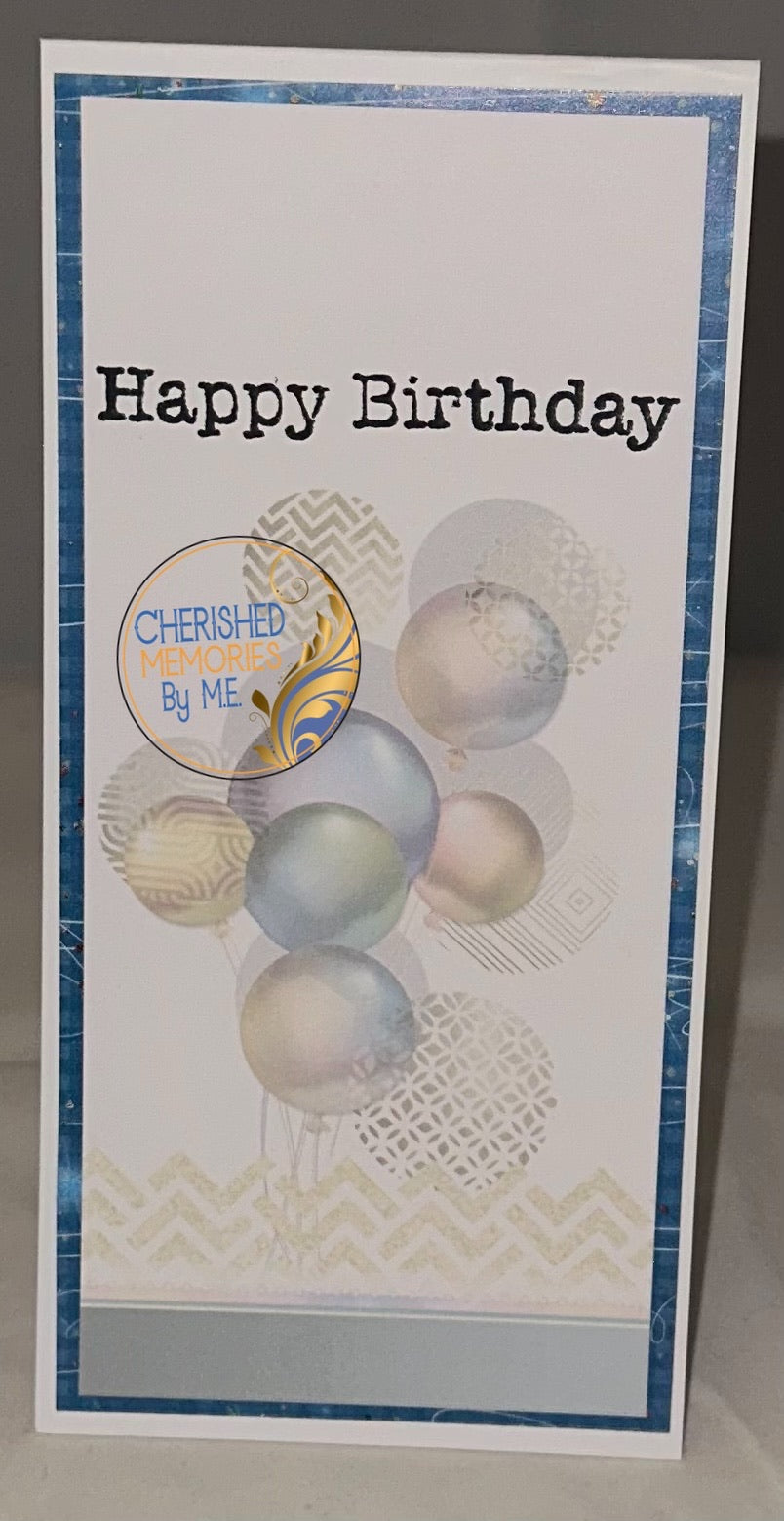 DL Top Folding Birthday Cards