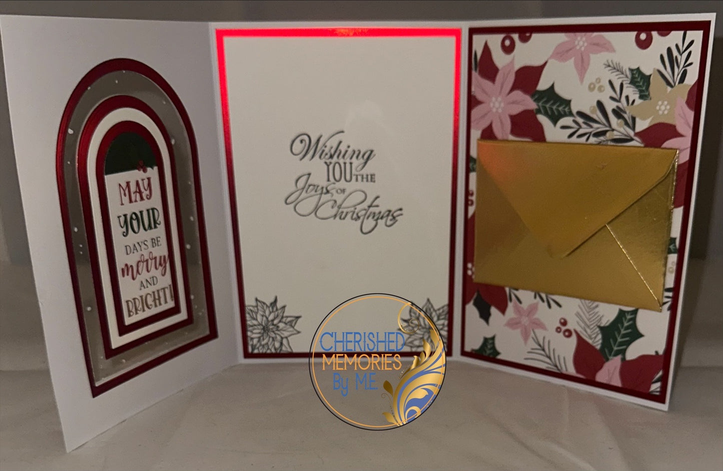Tri-Fold Window Christmas Cards 5”x7”