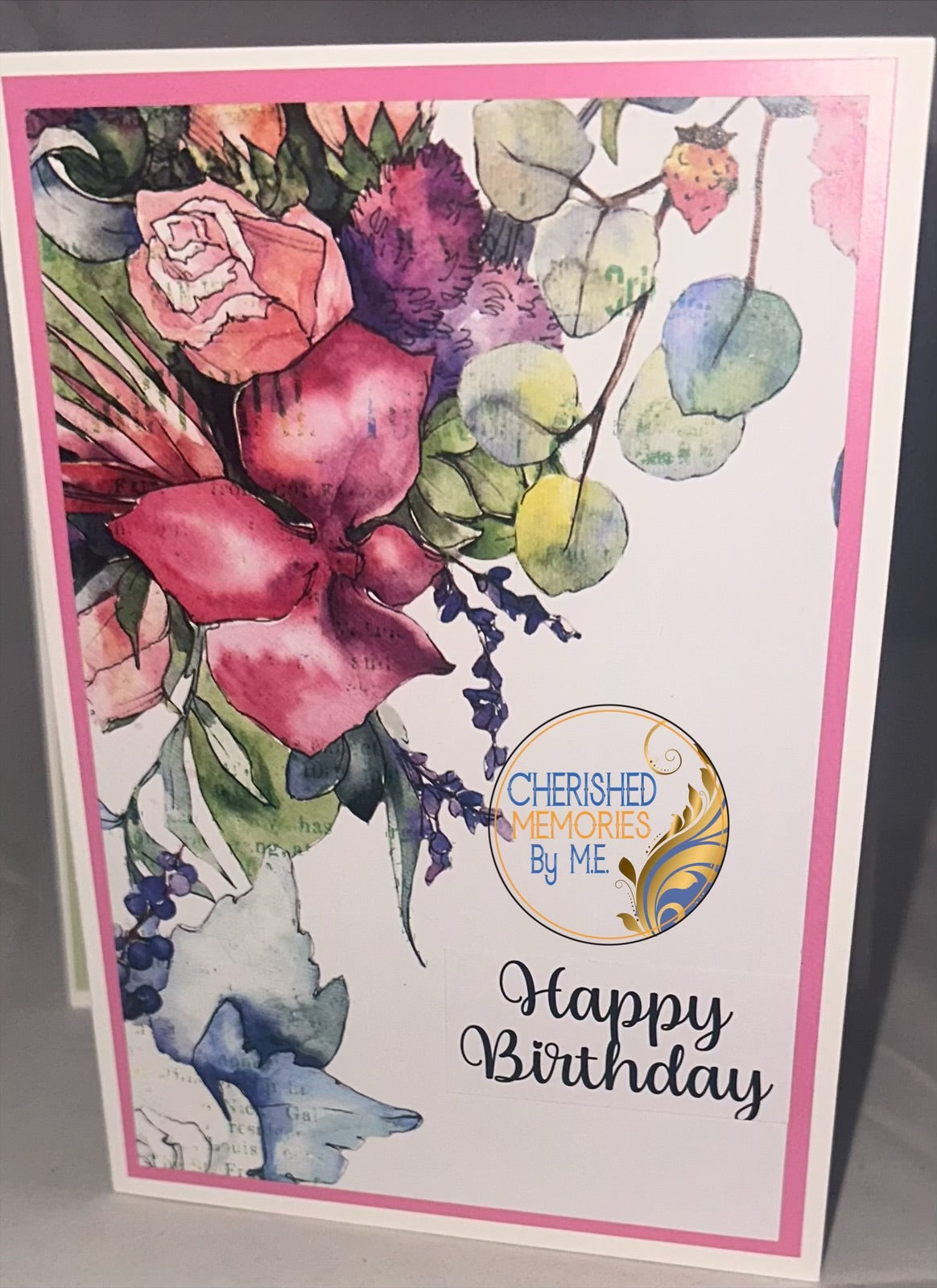 Side Folding Birthday Cards 5x7”