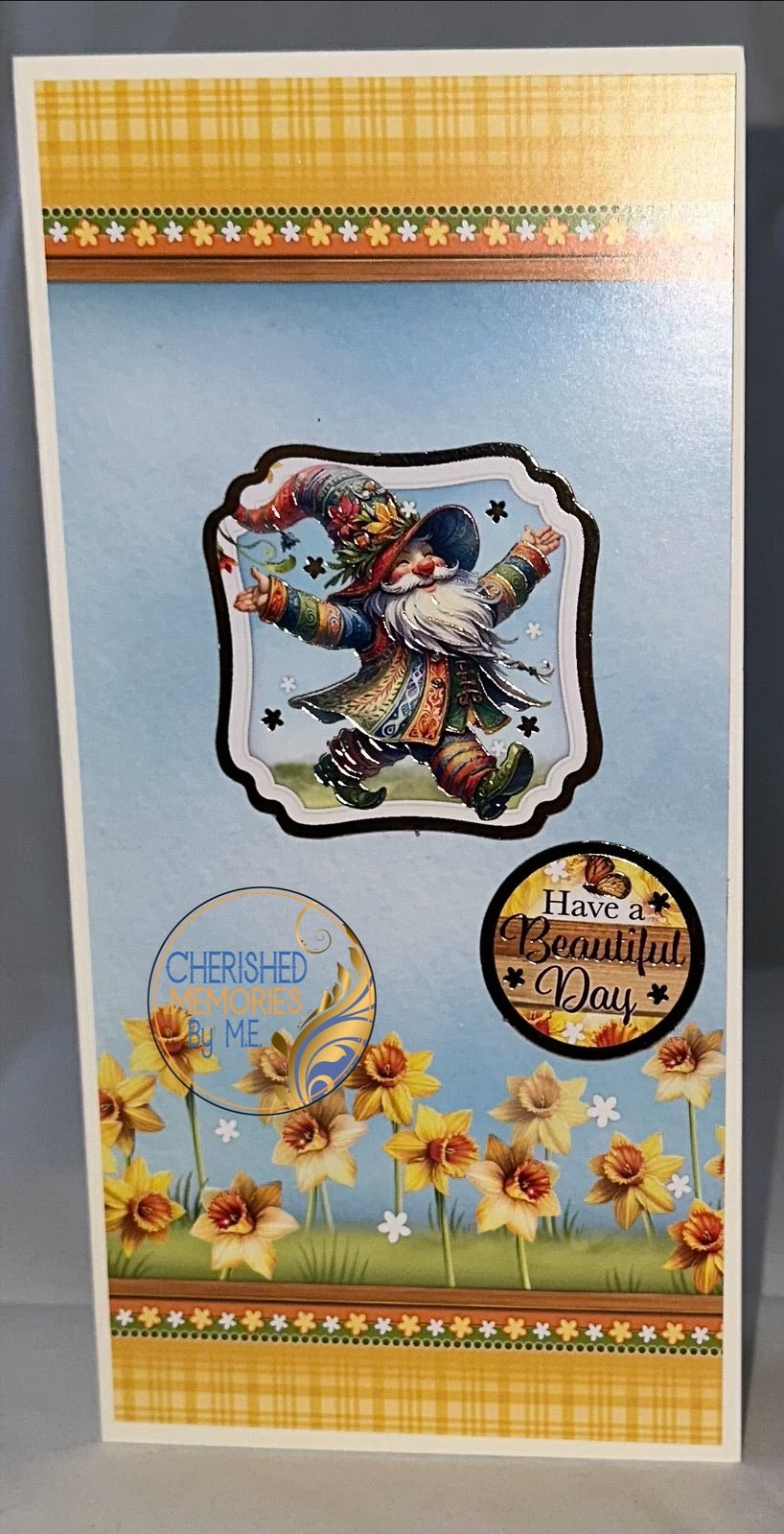 Gnome Birthday Cards DL & 5x7”